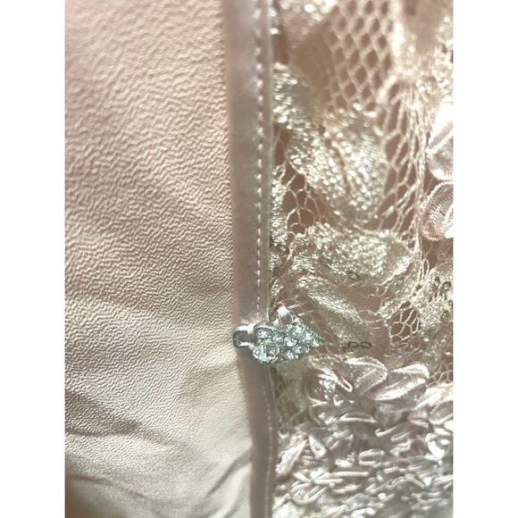 Jessica Howard 3/4 Sleeve Scoop Neck Soutache Mesh 2-Piece  Dress Blush SZ14 NEW - Picture 8 of 13